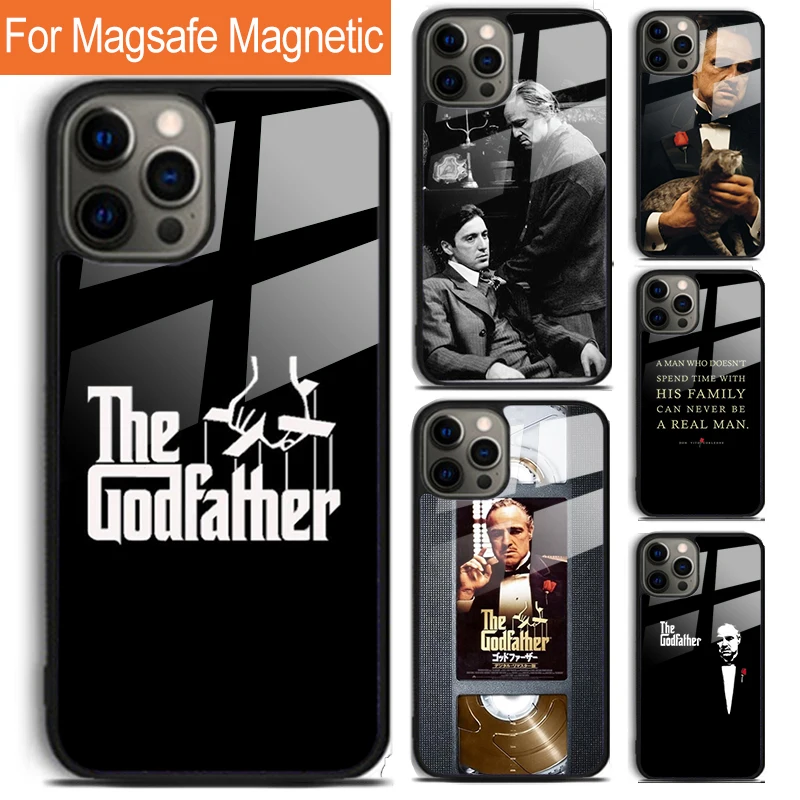 The Godfather Artwork Phone Case For iPhone 16 15 14 13 12 11 Pro Max Plus Magsafe Magnetic Wireless Charging Cover