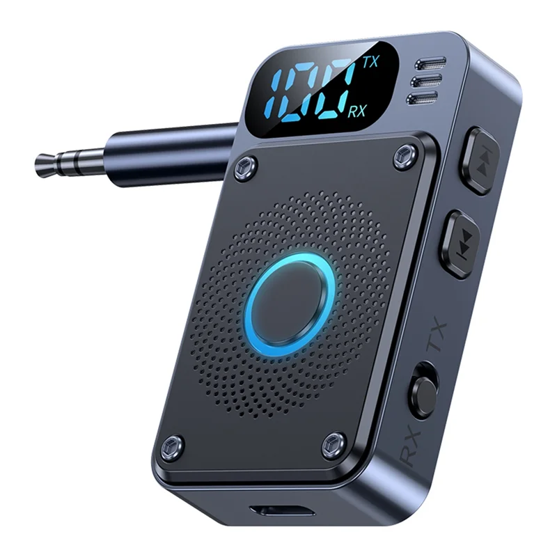 B30C-Bluetooth 5.4 Zender Ontvanger 3.5MM AUX Vliegtuigen Car Audio Draadloze Adapter Handsfree Bellen Voor PC Hoofdtelefoon Luidspreker