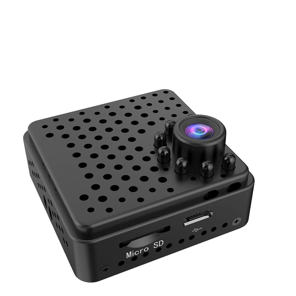 

1080P Ip Night Vision Motion 155 Degree Wide Angle Security Camera For Home Baby Monitor Black Support