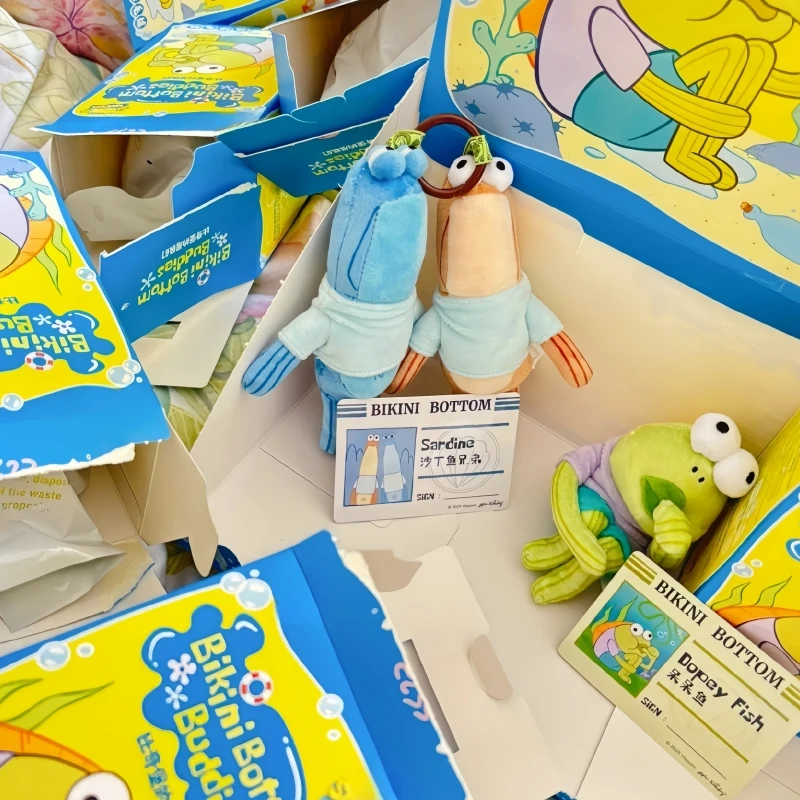 

New Genuine Fish Buddies Series Funny Blind Box Toys Trendy Ocean Figure Bag Decor Pendant Dolls Cartoon Ornaments Birthday Gift