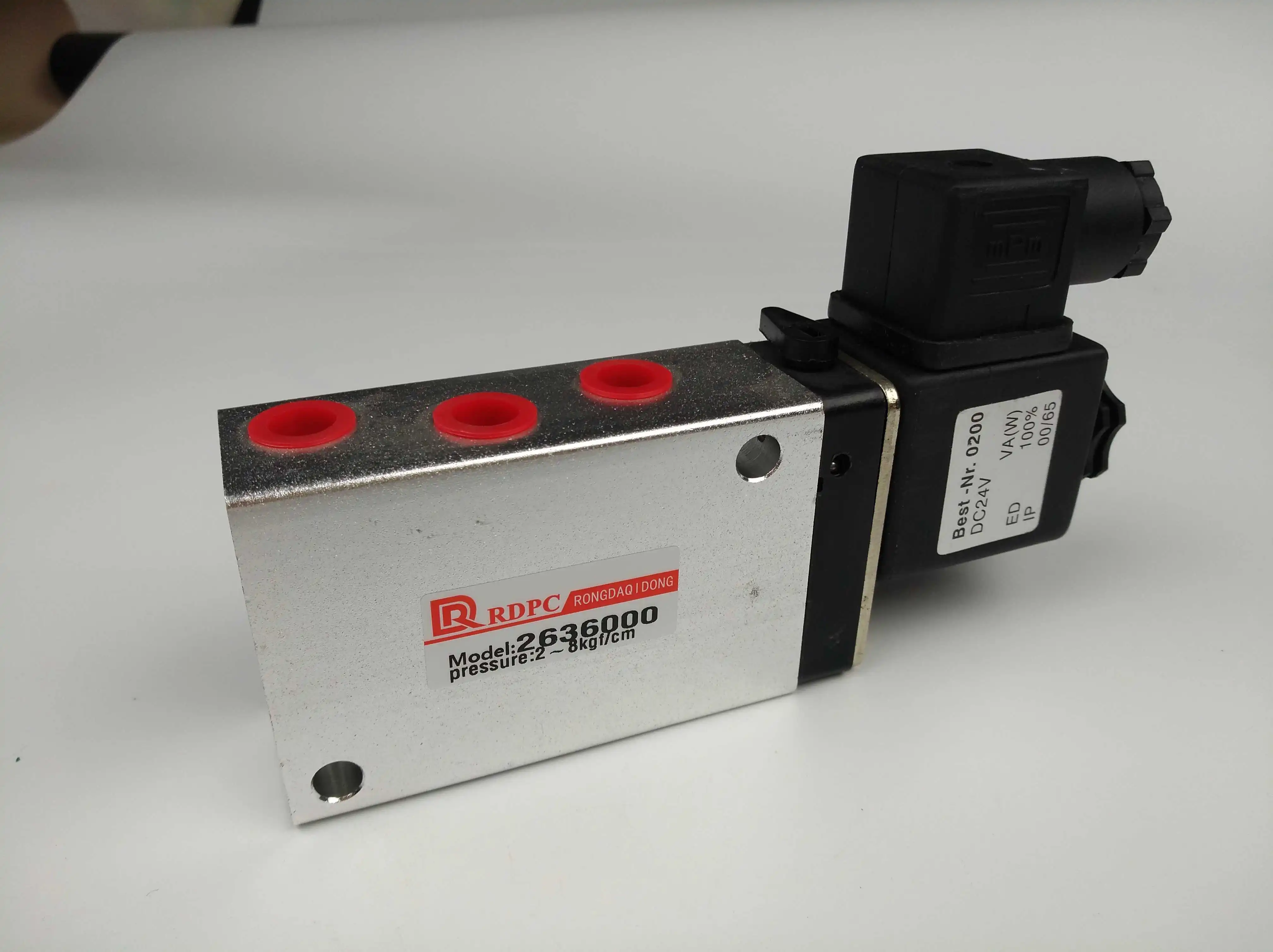 

Original Hailong type two position five way solenoid valve 2636000 DC24V/AC220V coil 2636000B