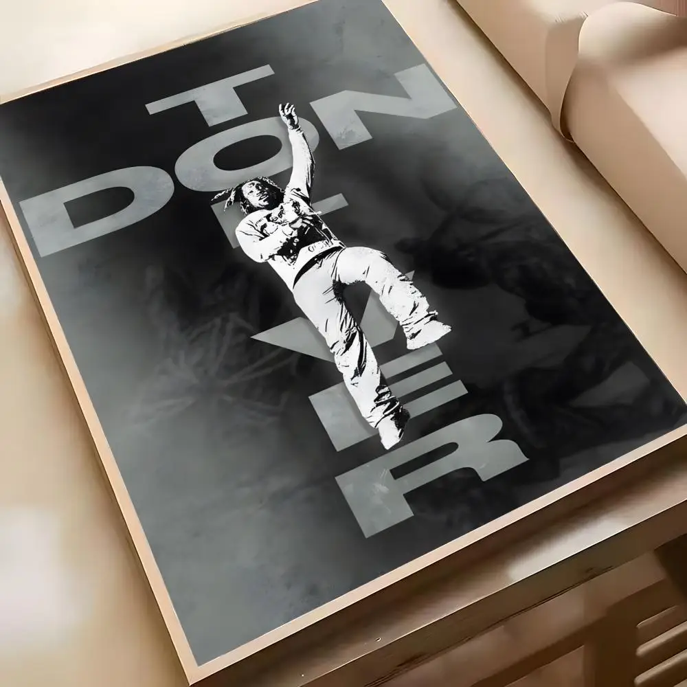 D-Don T-Toliver Poster, wasserfeste, selbstklebende Wandkunst-Aufkleber, abnehmbare Wanddekoration für Wohnzimmer und Schlafzimmer – Detail 13