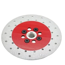 1 pz M14 Diamante Sottovuoto Lama per Saldatura Taglio Disco abrasivo per Piastrelle di Porcellana Granito Marmo Pietra 115 mm 125 mm