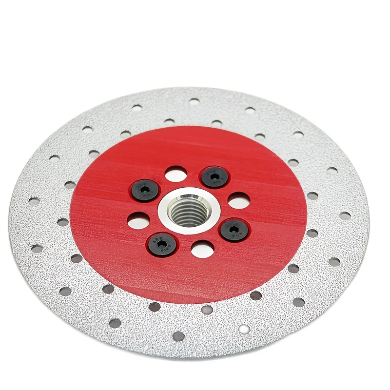 1szt M14 Diamentowa brzeszczot do lutowania próżniowego Tarcza szlifierska do cięcia porcelany Granit Marmur Kamień 115 mm 125 mm