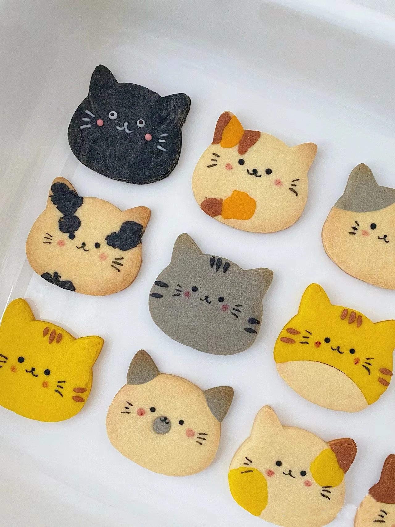 1Pc Cute Cat Pattern Cookie Cutter Mini Animal Shape Biscuit Stamp Kids Party Decoration Accessories And Tools Hand Pressed Mold