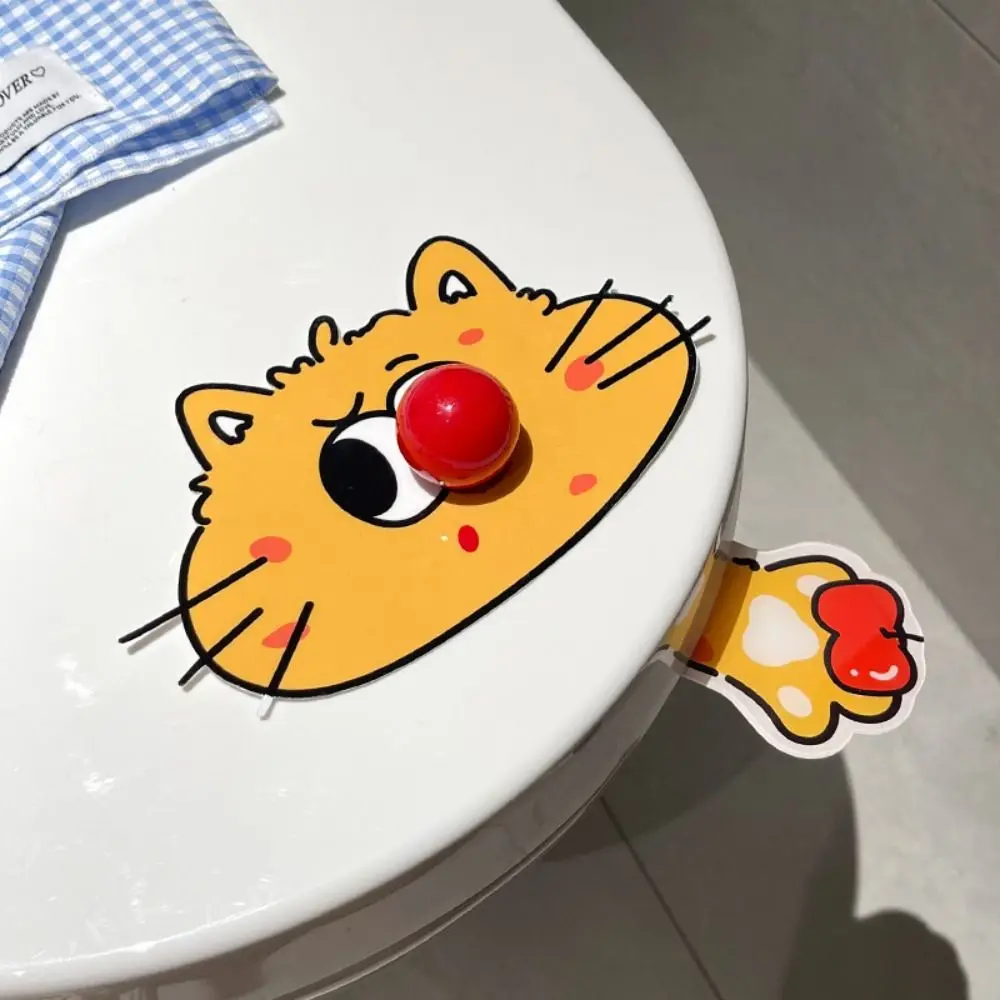 

Cartoon Toilet Lid Lifter Acrylic Hygienic Flip-Style Lid Lifter Convenient Hands-Free Toilet Seat Cover Lifter Household Use