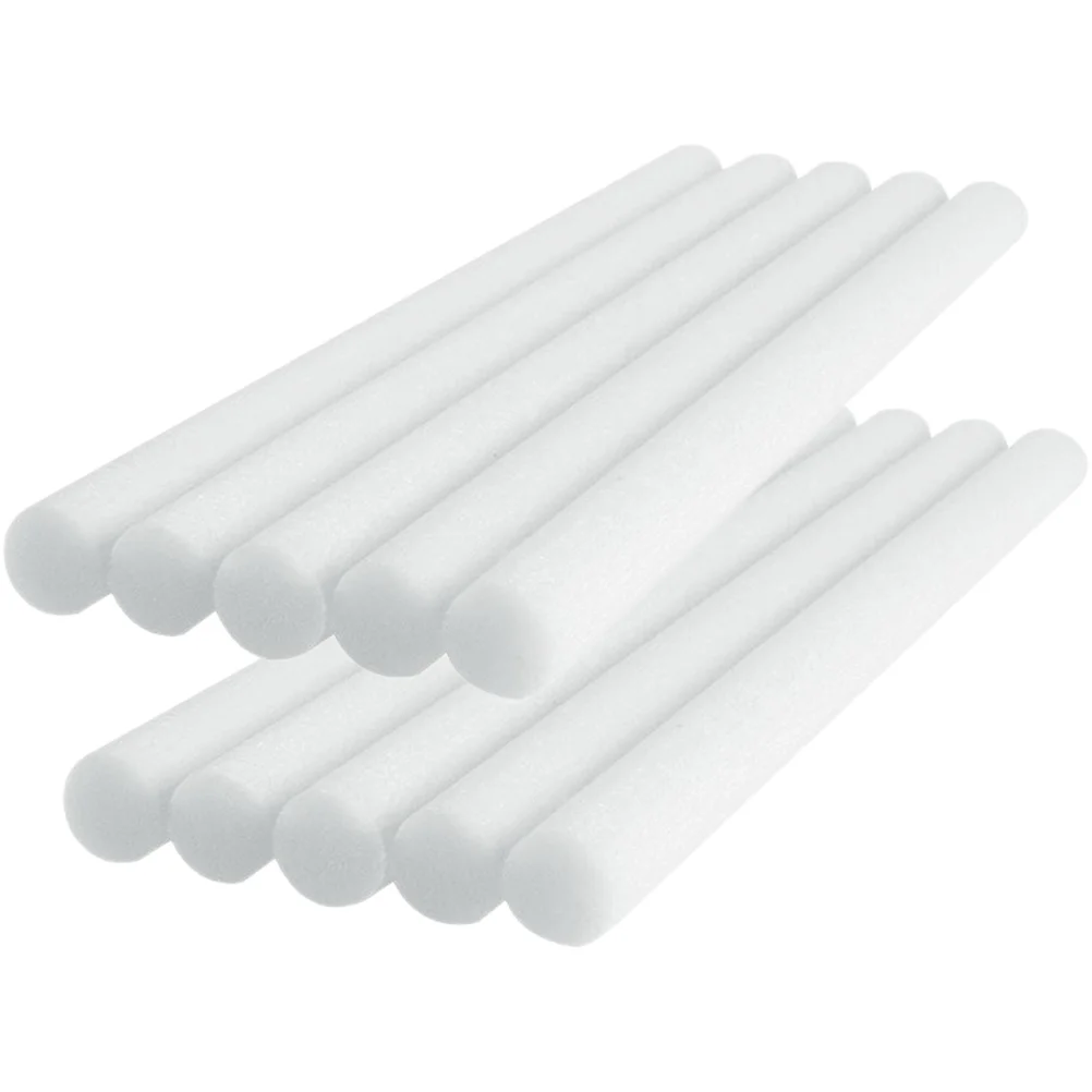 

10 Pcs White Diffuser Sticks Cotton Rods Essential Oil Fragrance Wands Home Bedroom Living Room Spa Treatment