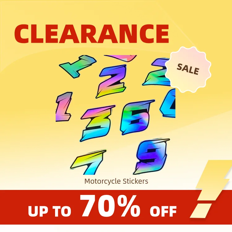

Clearance_1 шт., лазерный номер 0123456789, наклейка на мотоцикл, шлем, скутер, виниловая наклейка, водонепроницаемая_Continuous Wee