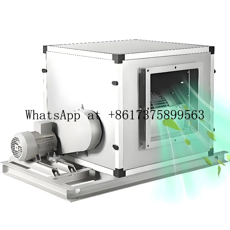 16500 CM Kitchen Hood Exhaust Fan AC 380V Up Flush Roof Centrifugal Blower For Family Restaurant Buildings