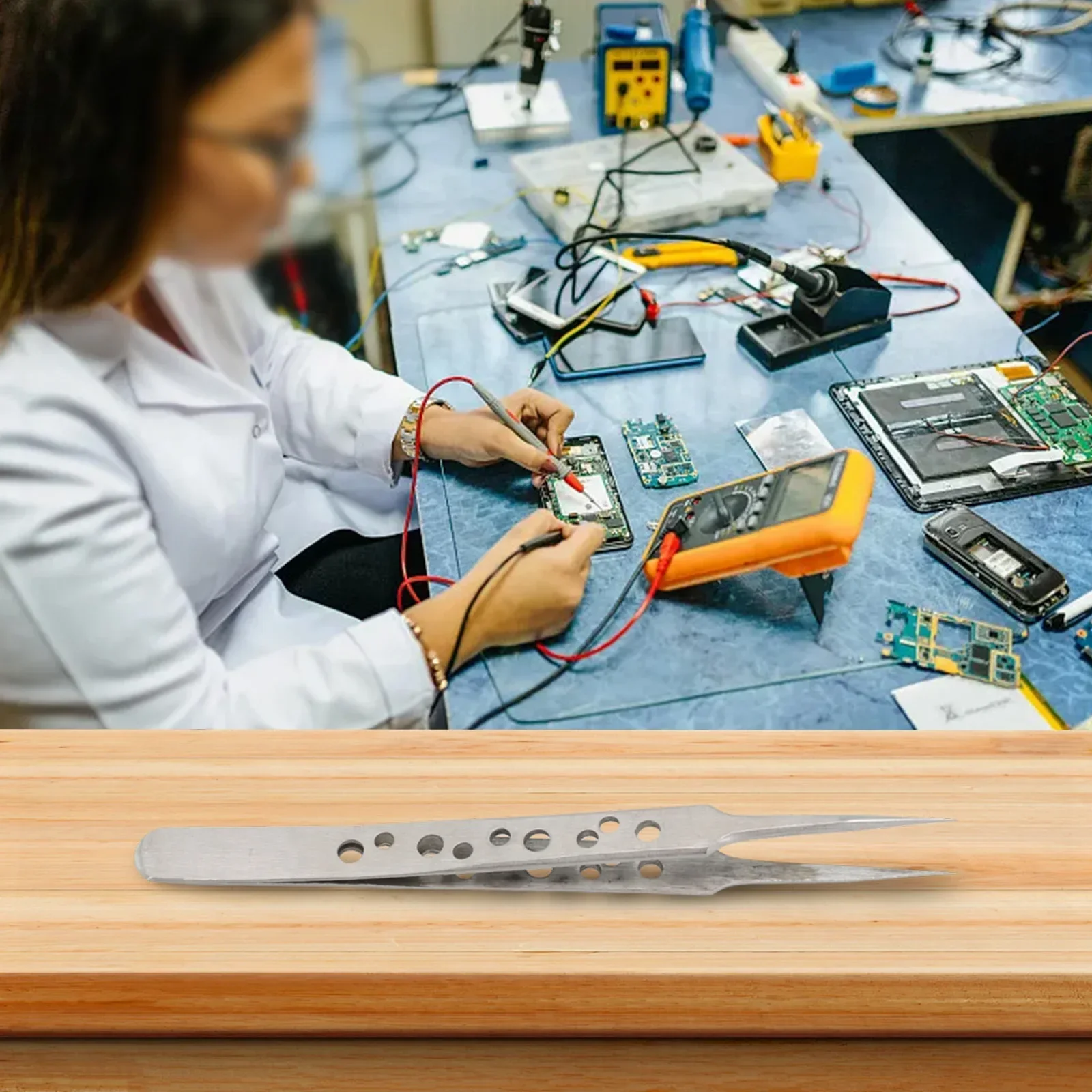 Herramienta de mano de reparación de imágenes de desviación de medición Manual, acero inoxidable, antiácido, antimagnético, hecho de Premium