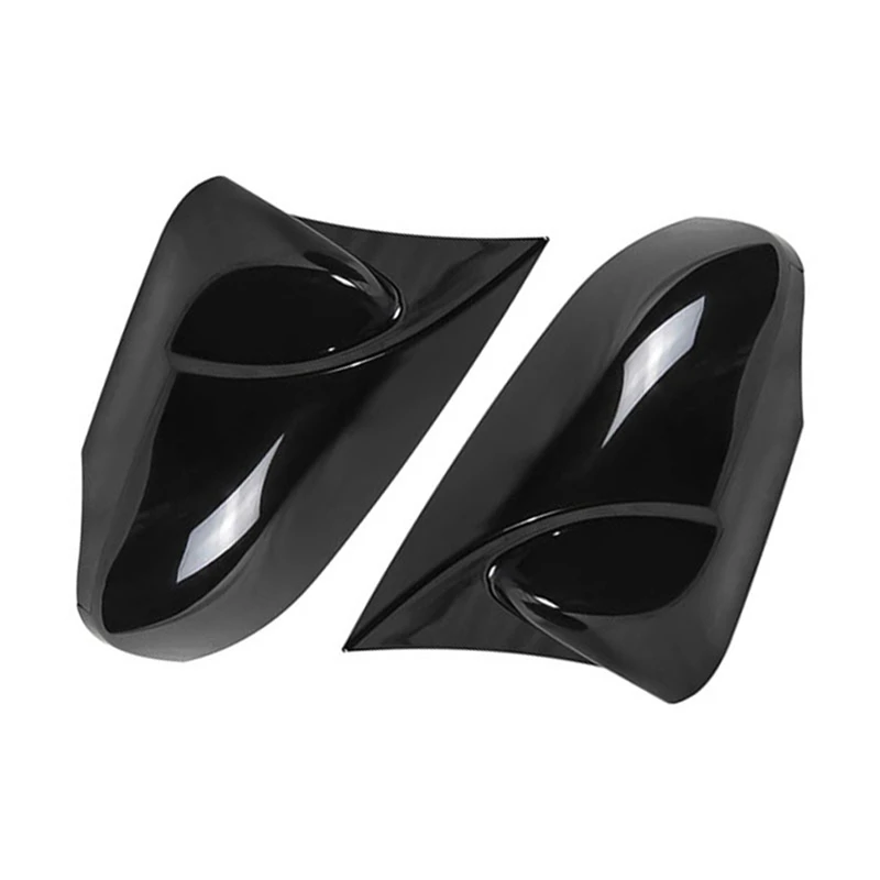 1Pair Car Baked Black Rear View Mirror Cover 2013-2018 For Toyota AURIS Rear View Mirror Modification Replacement Parts