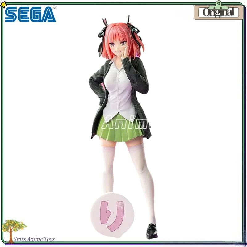 

Оригинальный SEGA Luminasta The Quintessential Quintuplets Nakano Nino Anime Modelo Coleção Brinquedos