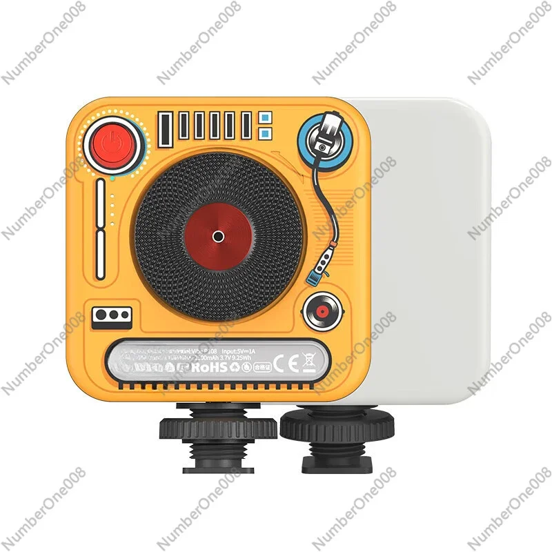 

Круглый свет, граммофонная версия, портативный мини-заполняющий светильник, камера для мобильного телефона, портретное косметическое освещение