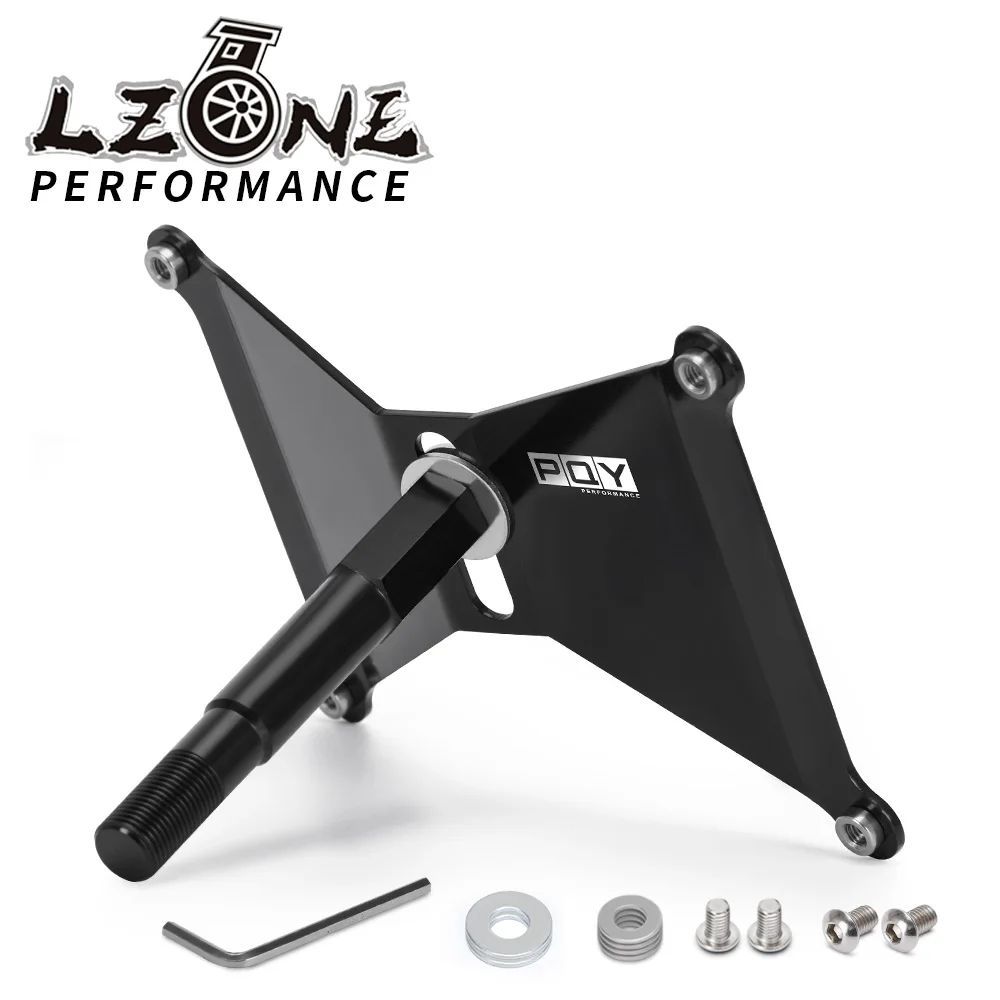 LZONE - ALUMINUM PQY Front License Plate Holder Relocation Kit FOR 2015-17 WRX/STi With PQY Sticker JR-LPF51