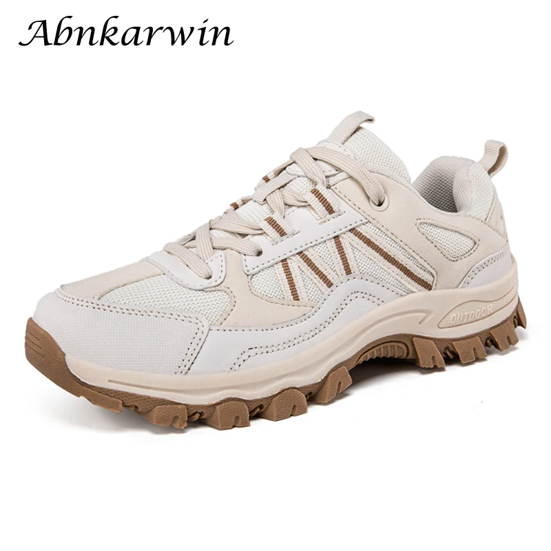 Autumn Women Anti Slip Outdoor Hiking Shoes Woman Trekking Mountain Shoes Tracking Treking Hike Sneakers Dropshipping