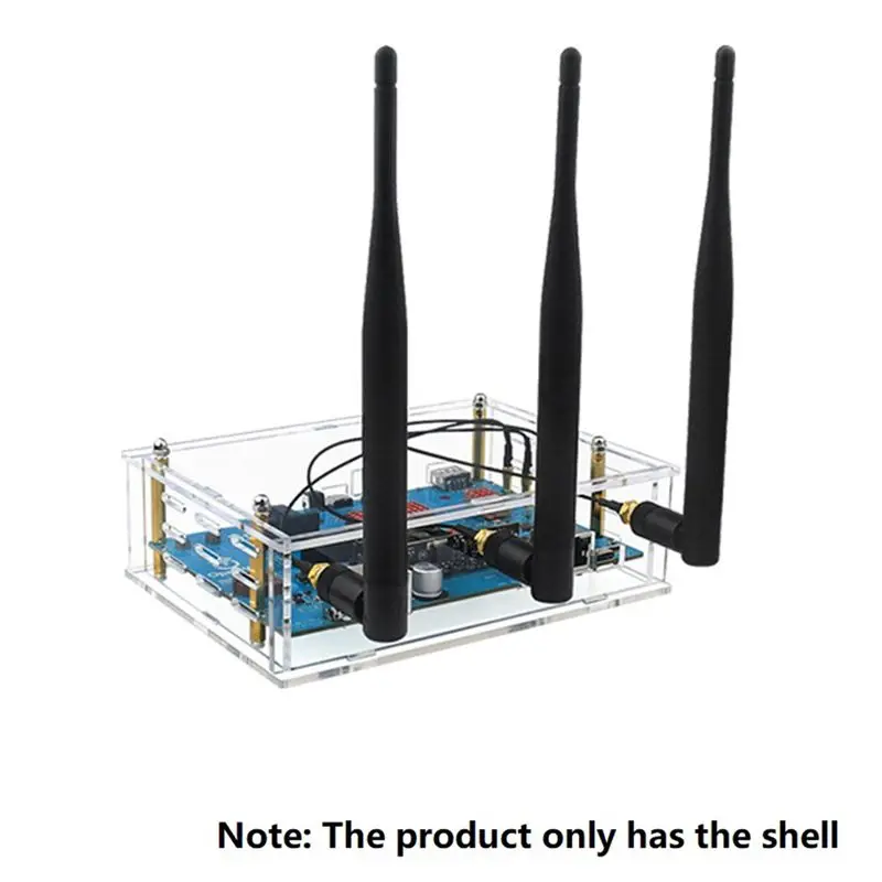 !【Top Deals】Acrylic Case Transparent Shell Protective For Banana Pi Openwrt One Development Board