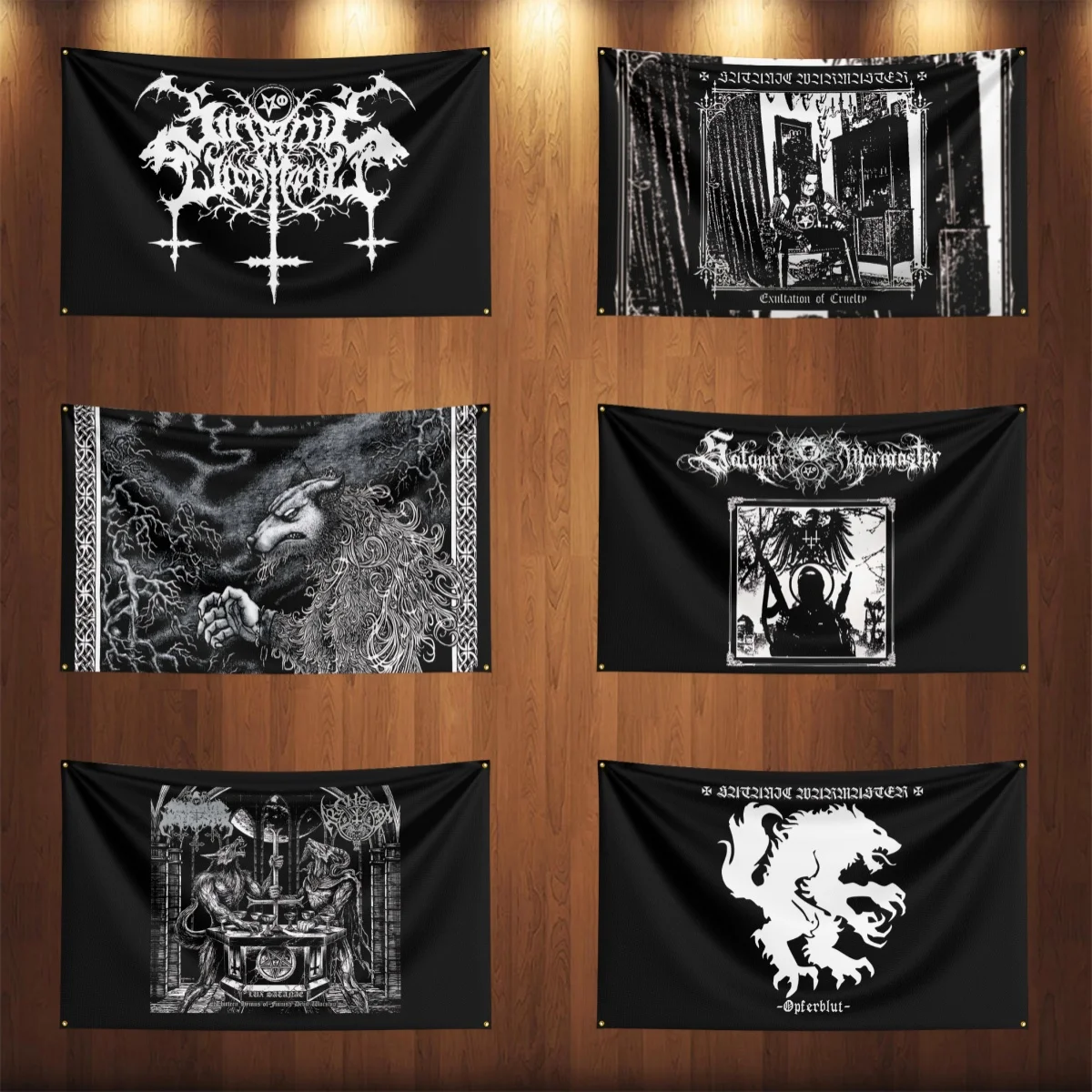 

3x5 Ft Heavy Rock Band S-Satanic-Warmasters Flag Polyester Digital Printing Banner for Bedroom Wall Art Out Door Tapestry Decora