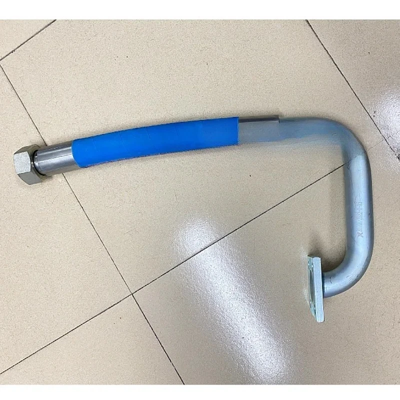 

Screw air compressor flange pipe Han Li Han De Zhongqi Machinery large oil pipe corrugated pipe with high temperature resistance