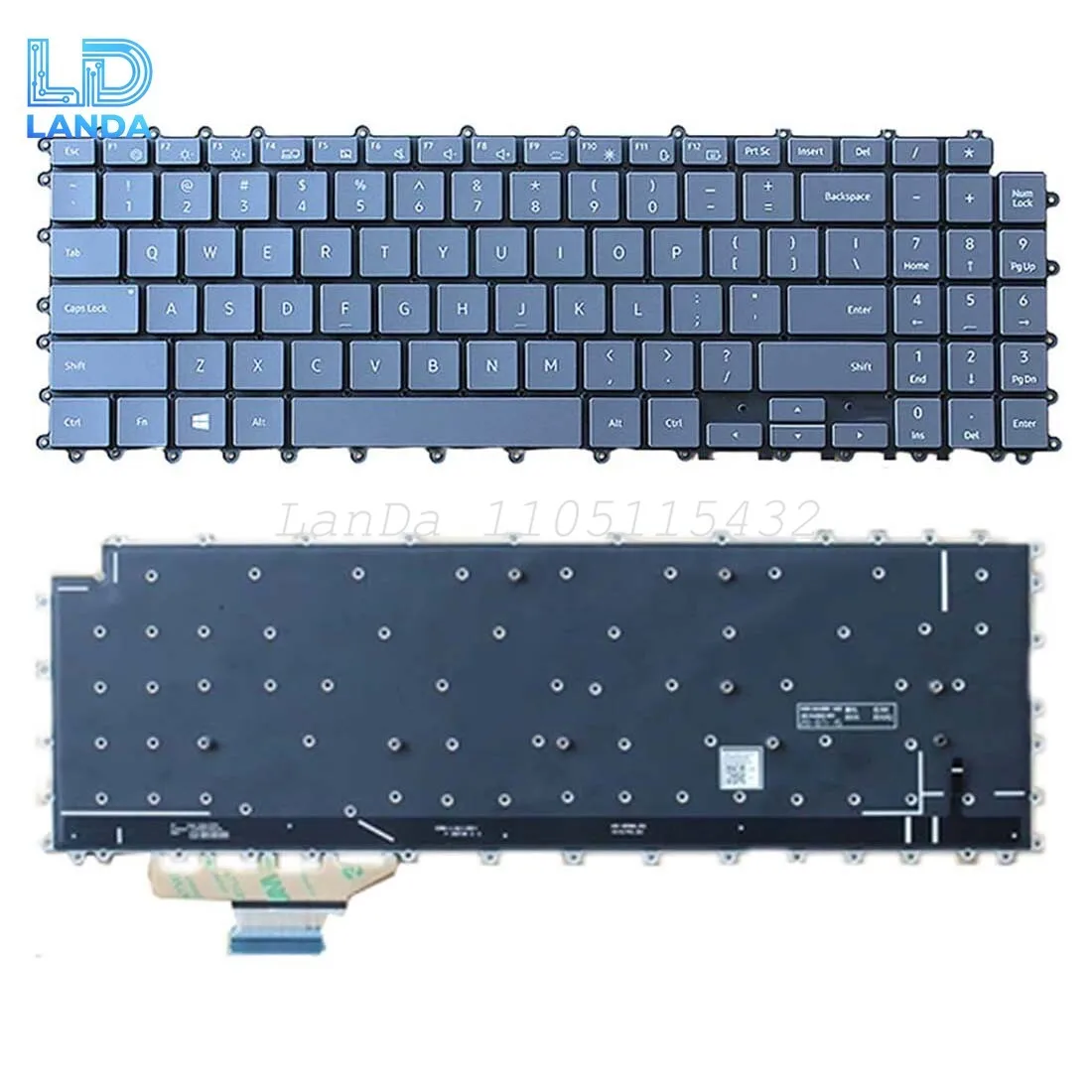 

Keyboard For Samsung 950 930 Galaxy Book Pro 360 flex2 9Z.NJ9BN 89ABN US Backlit