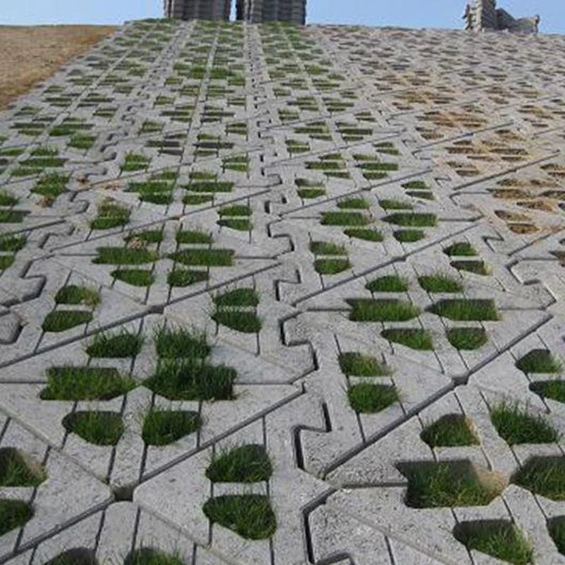 Slope Protection Hollow Brick Cement Plastic Mold Ecological Grass Planting Chain River Concrete Prefabricated Brick