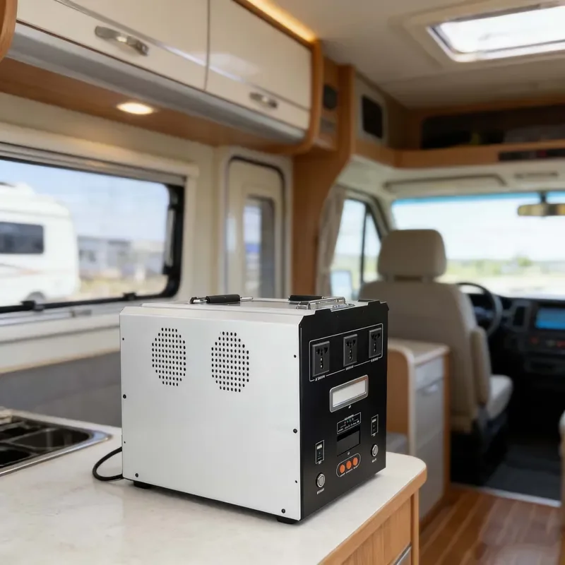 for 1.5-3 kWh Portable RV Charging Station Fast Charging Pure Sine Wave Inverter BMS Solar Power Supply 2