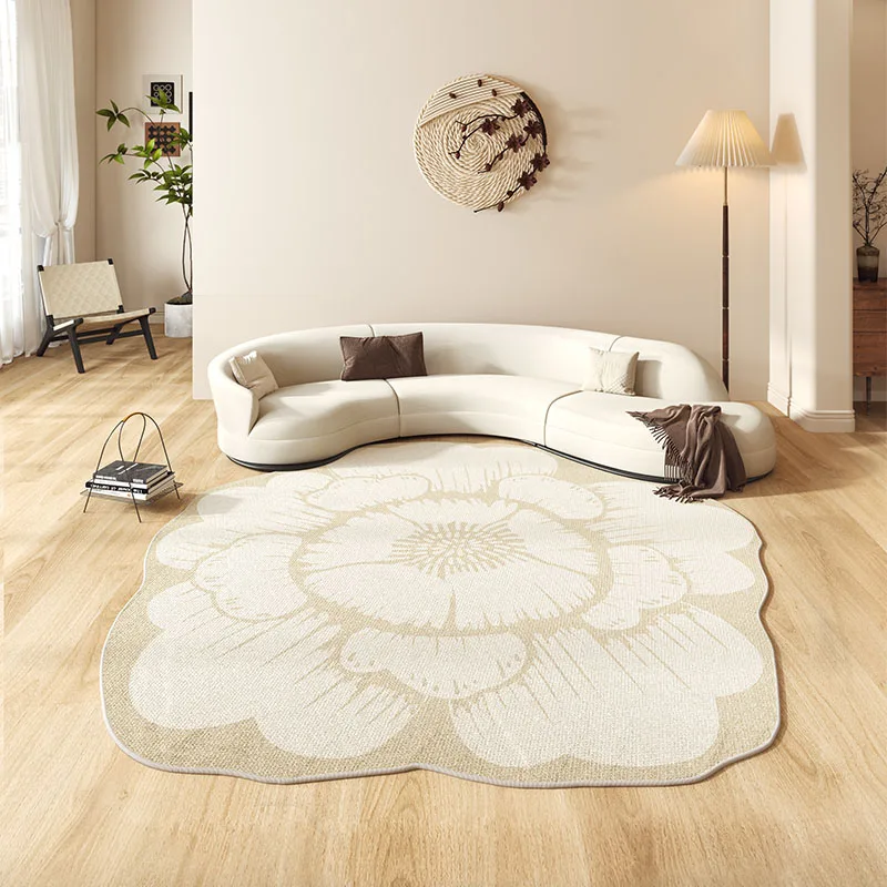 French Style Bedroom Decor Alien Carpet Light Luxury Carpets for Living Room Large Area Cloakroom Rug Home Non-slip Floor Mat