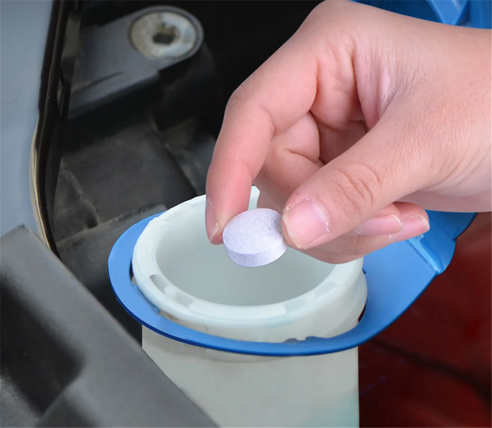 10pcs car windshield water solid decontamination liquid fine accessories for Chevrolet Bolt WTCC Sequel Nubira Monte Kodiak