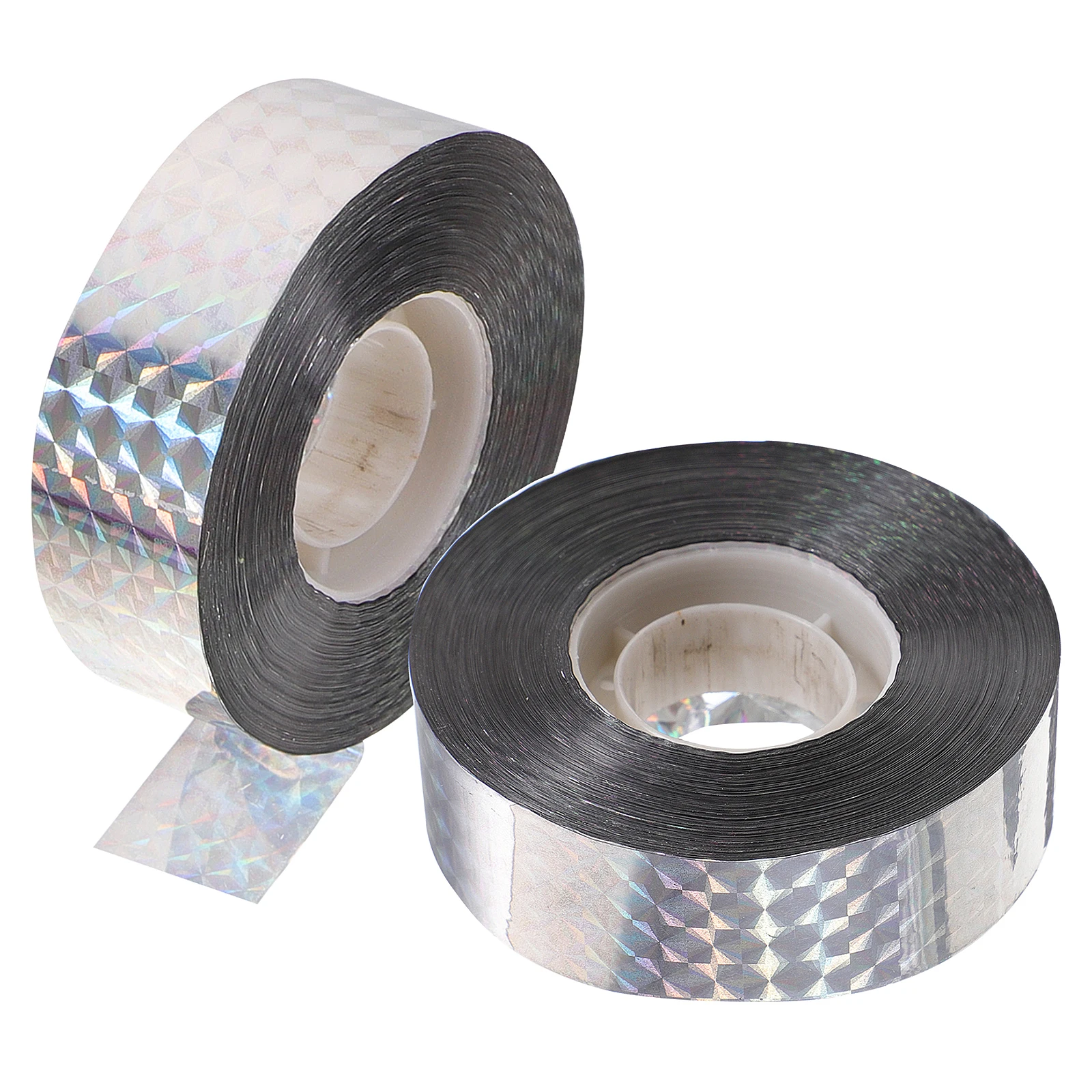 

2 Rolls 24cmx153m Reflective Bird Tape Double Sided chard Farml Balcony Anti Ribbon Spiral Repellent Tool Garden Supplies
