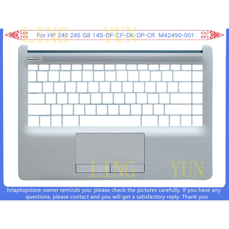 Z   New For HP 240 245 G8 14S-DF-CF-DK-DP-CR Upper Case Palmrest Cover M42490-001