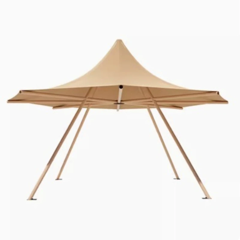 

Small straw hat tent Indian pyramid canopy camp outdoor shade leisure restaurant camping