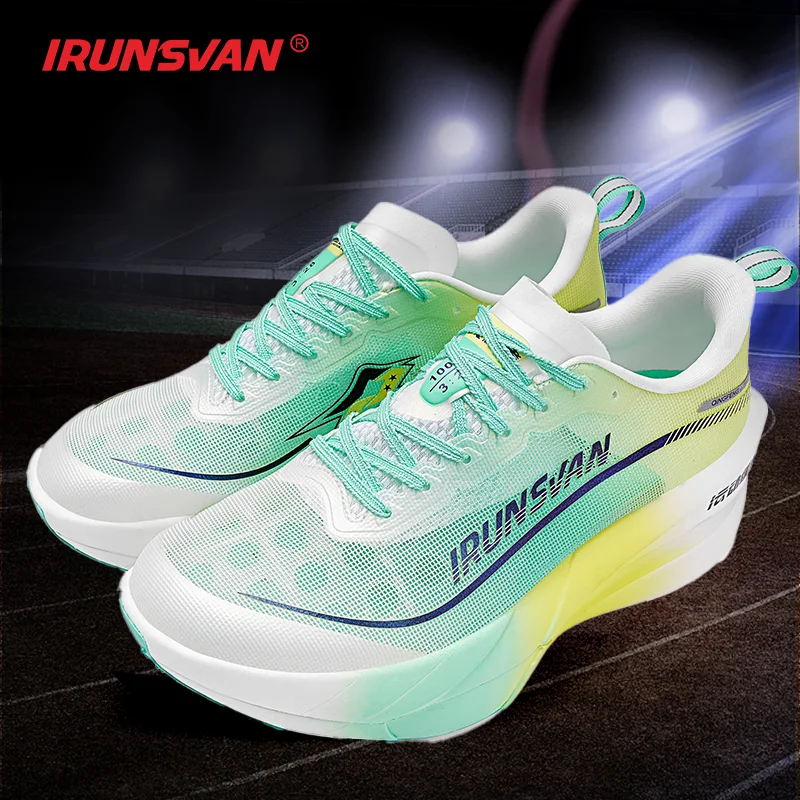 

IRUNSVAN Carbon Board Outdoor Running Shoes Marathon Running Shoes Track And Field Sports Shoes Men's Shoes Original