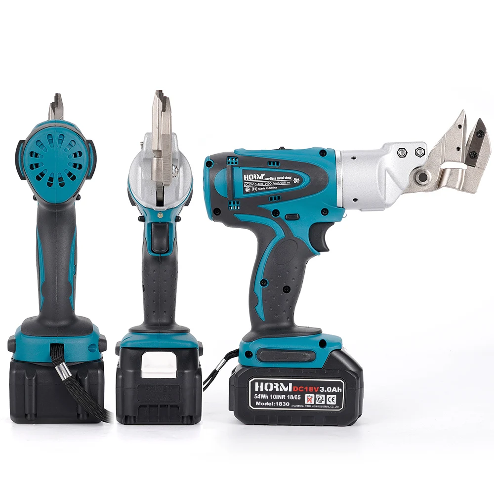 Hormy 무선 전기 철 가위 금속 절단 도구 철 전단 시트 Makita 18V 배터리 용 교체 가능한 탄소강 커터