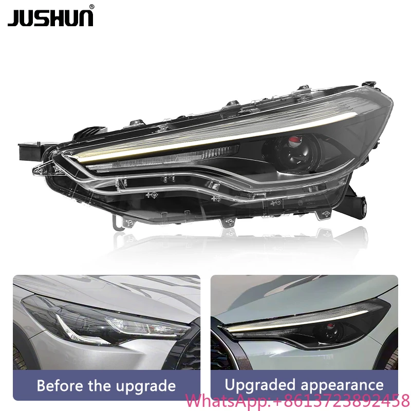 JUSHUN Factory Wholesale LED Headlights for 22-25 Toyota RAV4 or Frontlander Upgrade From Low-end to High-end Headlamp