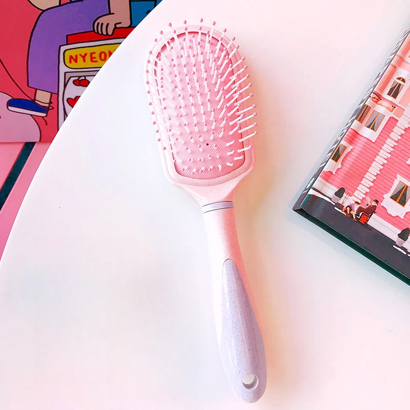 Peigne à coussin d'air à friser moelleux, brosse à cheveux de Massage antistatique, brosse à cheveux bouclée démêlante pour femmes, coiffure