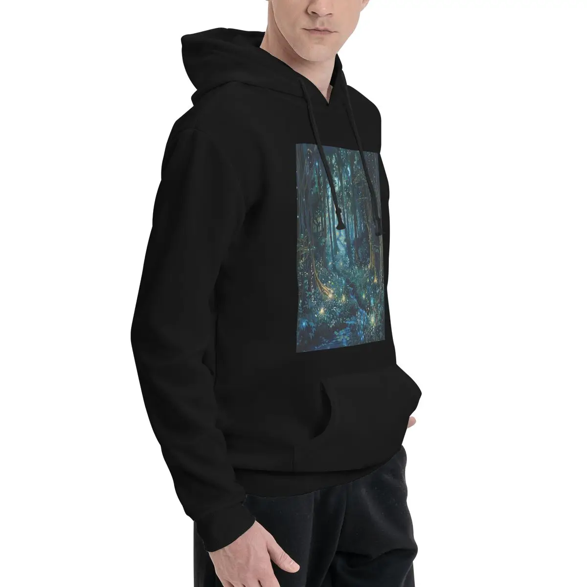 Enchanted Forest Design Hoodies Men's Women Casual Pullover Sweatshirts Harajuku Long Sleeve Streetwear Autumn Winter