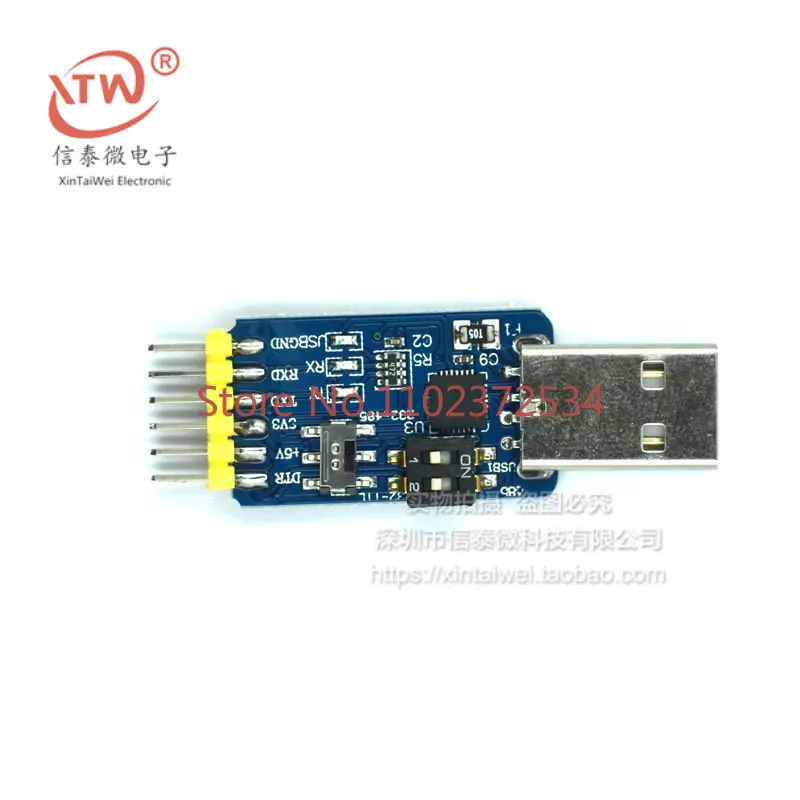 

6-in-1 multi-function serial port module CP2102 usb to TTL 485 232 to 3.3V/5V compatible