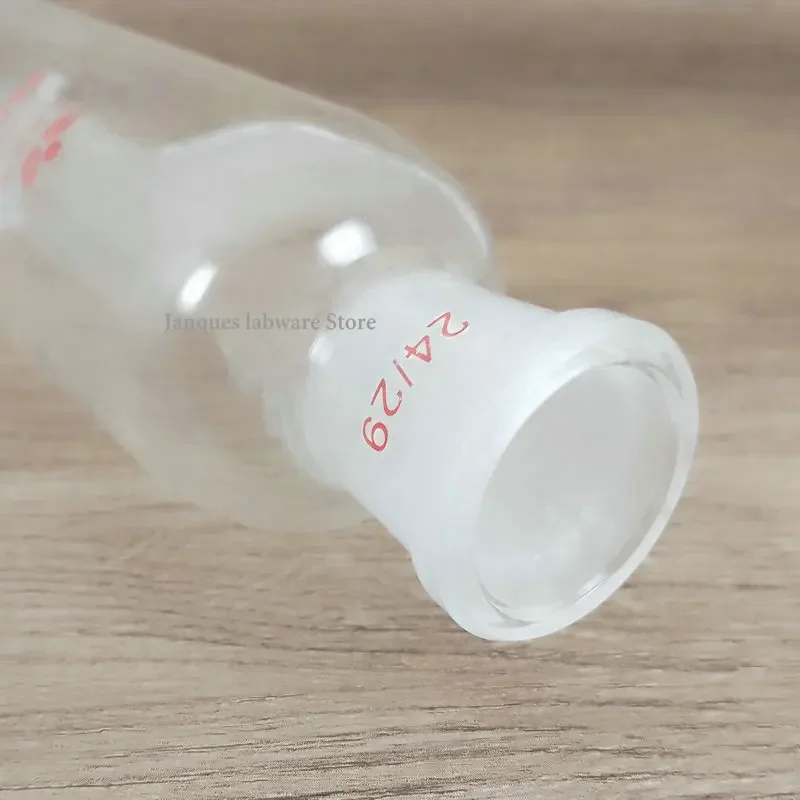1pcs Laboratory 10/25/50/100/250/500/1000ml Borosilicate Glass Cylinder-shape Separatory Dropping Funnel with PTFE piston