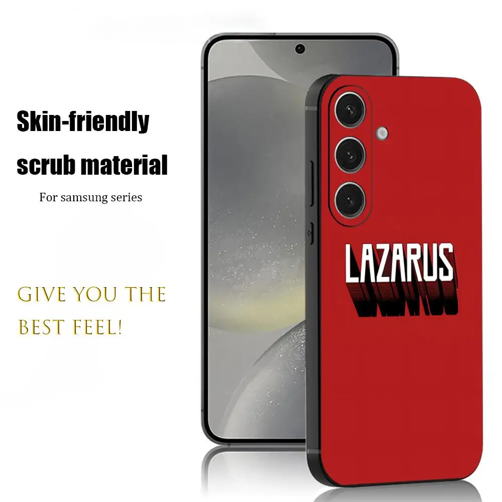 Anime LAZARUS Popular Phone Case For Samsung Galaxy S26 S25 S24 S23 S22 S21 Plus Ultra Note20 Soft Black