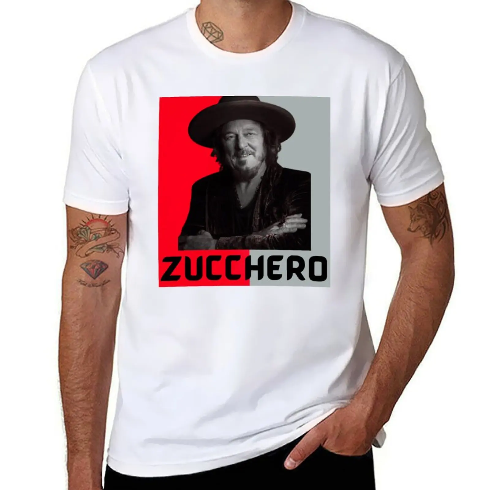 

Zucchero Fornaciari-Funny T-Shirt man t shirt graphic anime t shirts oversize T-Shirt