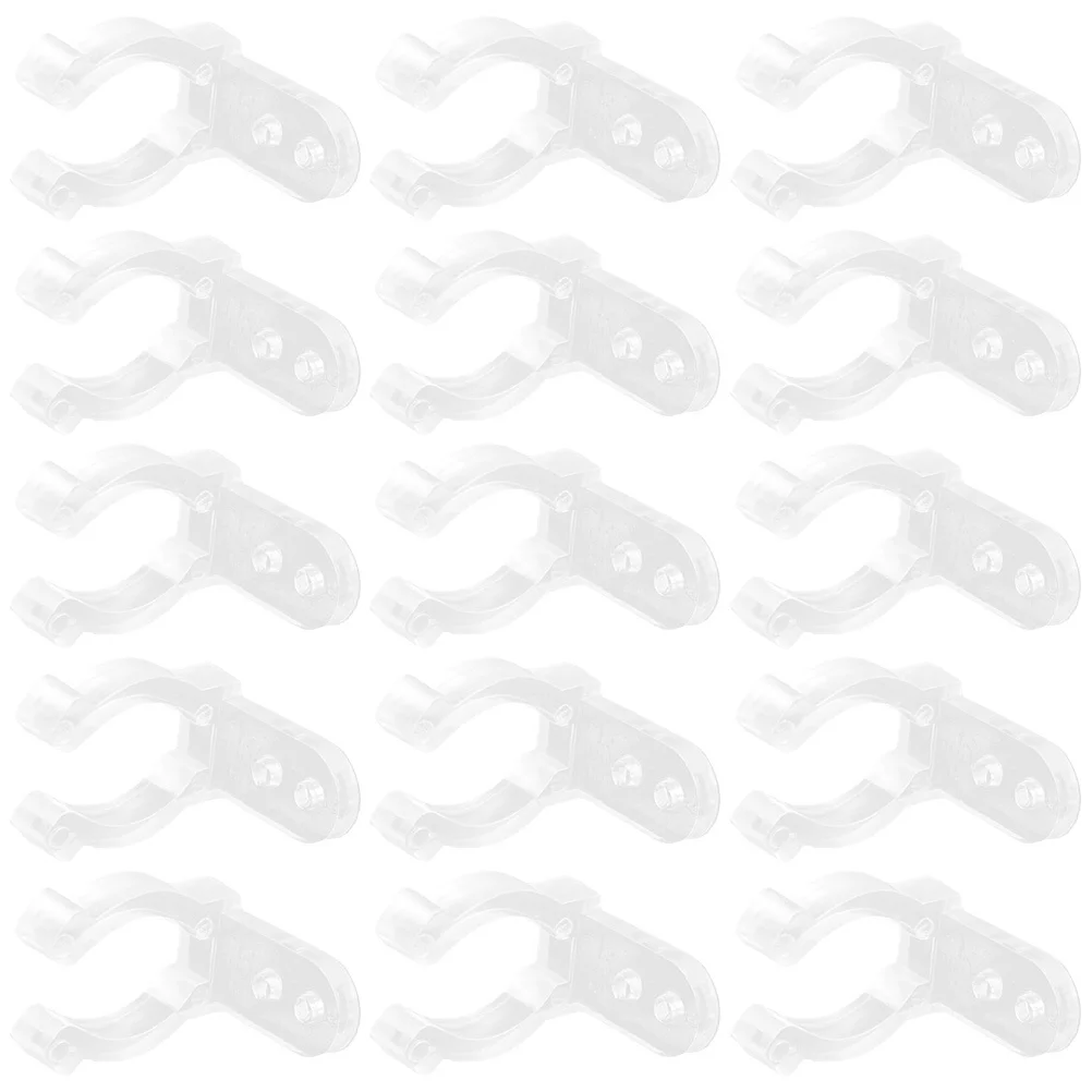 

100Pcs Tube Light Clips Holder Brackets Screw Mount Clamp Fluorescent Tube Fixing U Clips for LED Lighting Fixtures