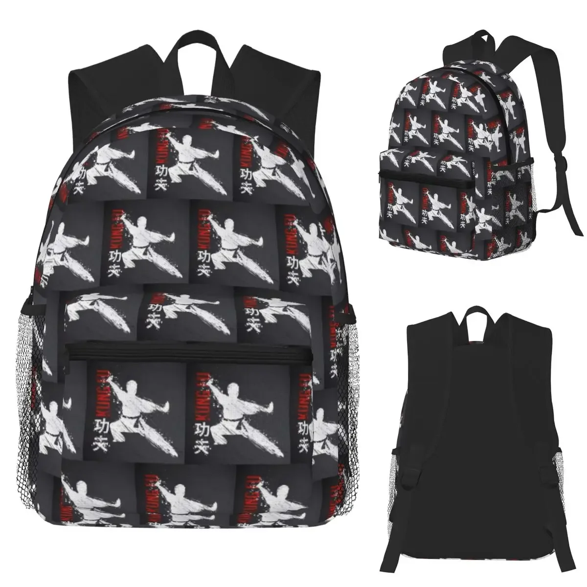 

Chinese Kung Fu Judo Student Backpack School Bag Hiking Travel Daypack for Boys Girls Fashion Bookbag Shoulder Bags