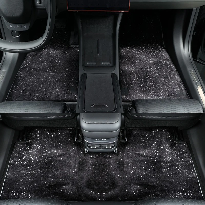 

4PCS Starry Sky Blanket Custom Car Floor Mats For Porsche Cayenne Auto Carpets Car Blankets