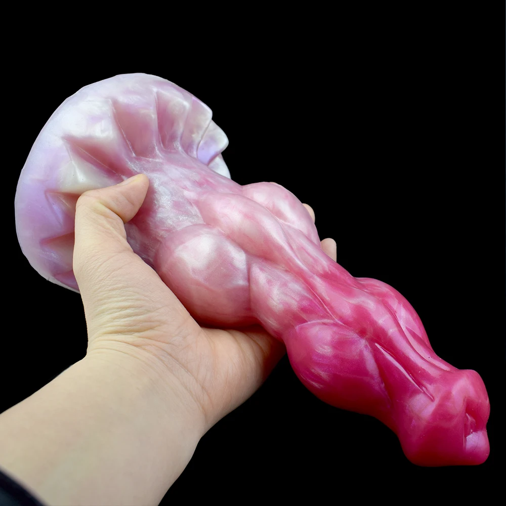 SXXY Peach Witch Color Fantasy Dildo With Sucker Animal Penis Anal Plug Sex Toy For Couples G-spot Stimulate Masturbation Shop