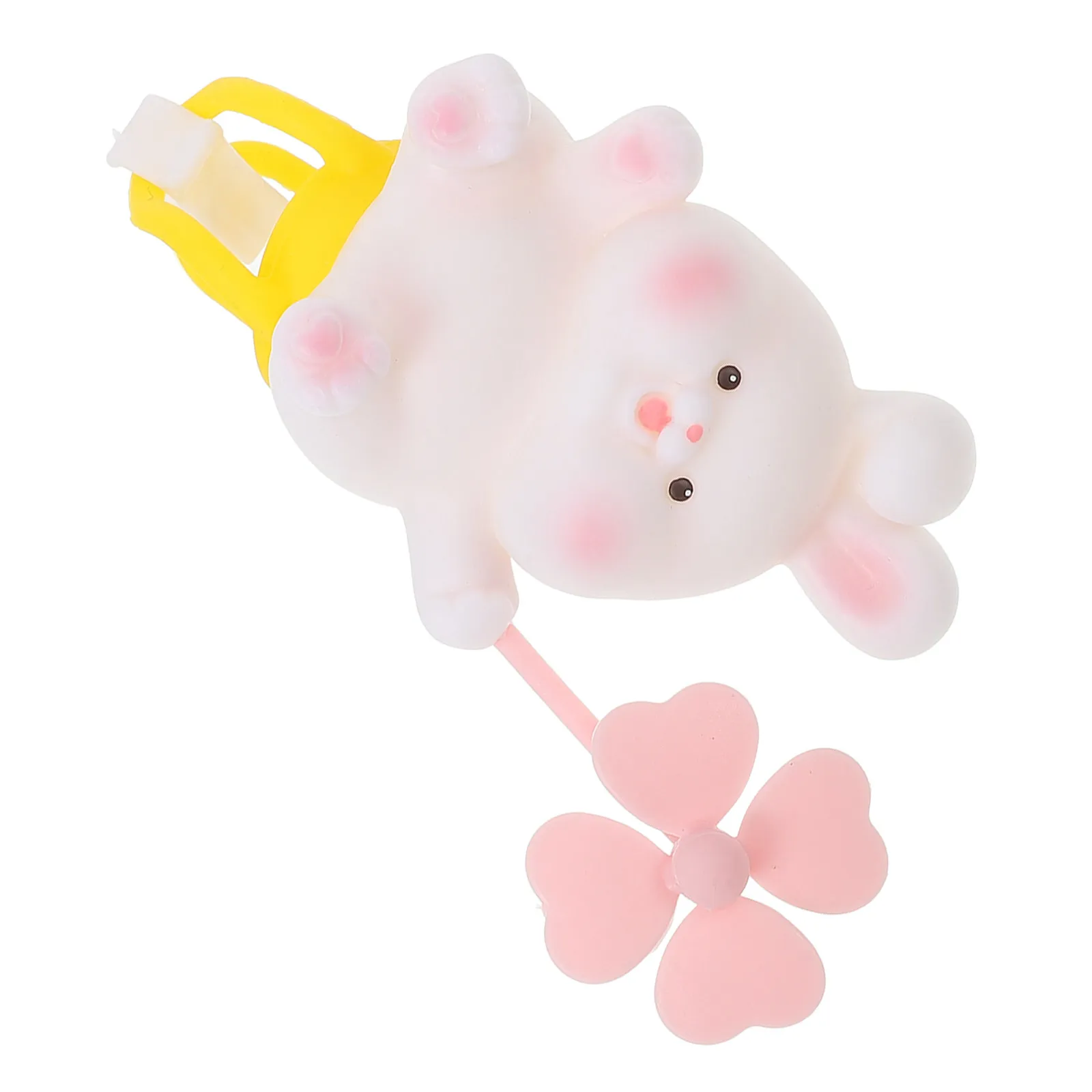 Duck Windmill Bike Handle Decoration Spring Swinging Cute Ornament for Scooter Bicycle Handlebar Decoration Bike Supplies
