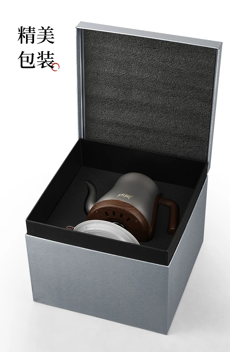 Factory Custom Pure Titanium & Stainless Steel Rechargeable Electric Tea Kettle Cordless for Home & Hotel Use