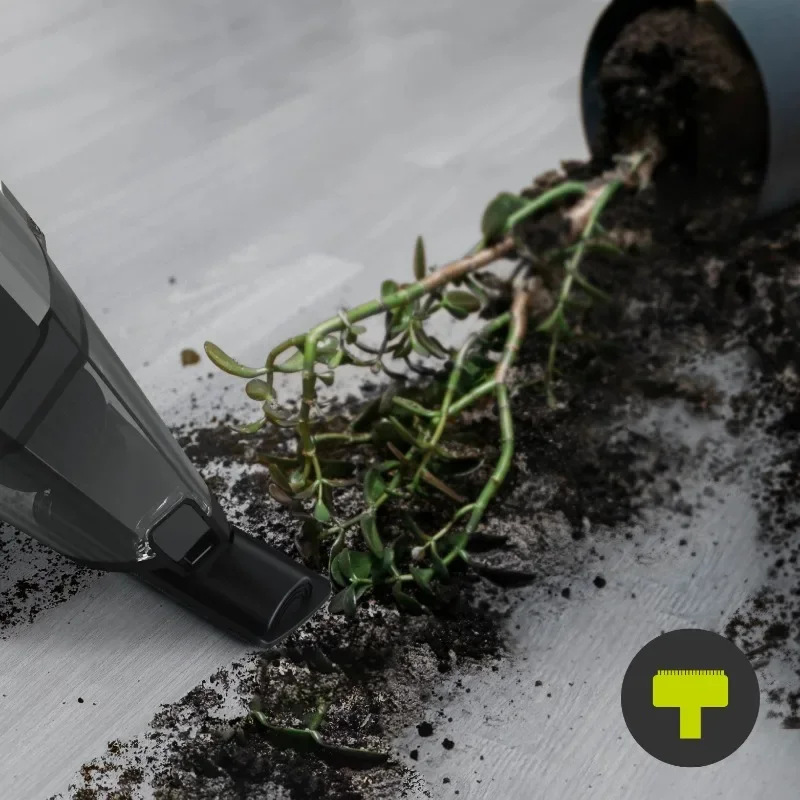 PowerMax Hand Vacuum, 5V Cordless Handheld Vacuum Cleaner with USB Charging and Multiple Attachments