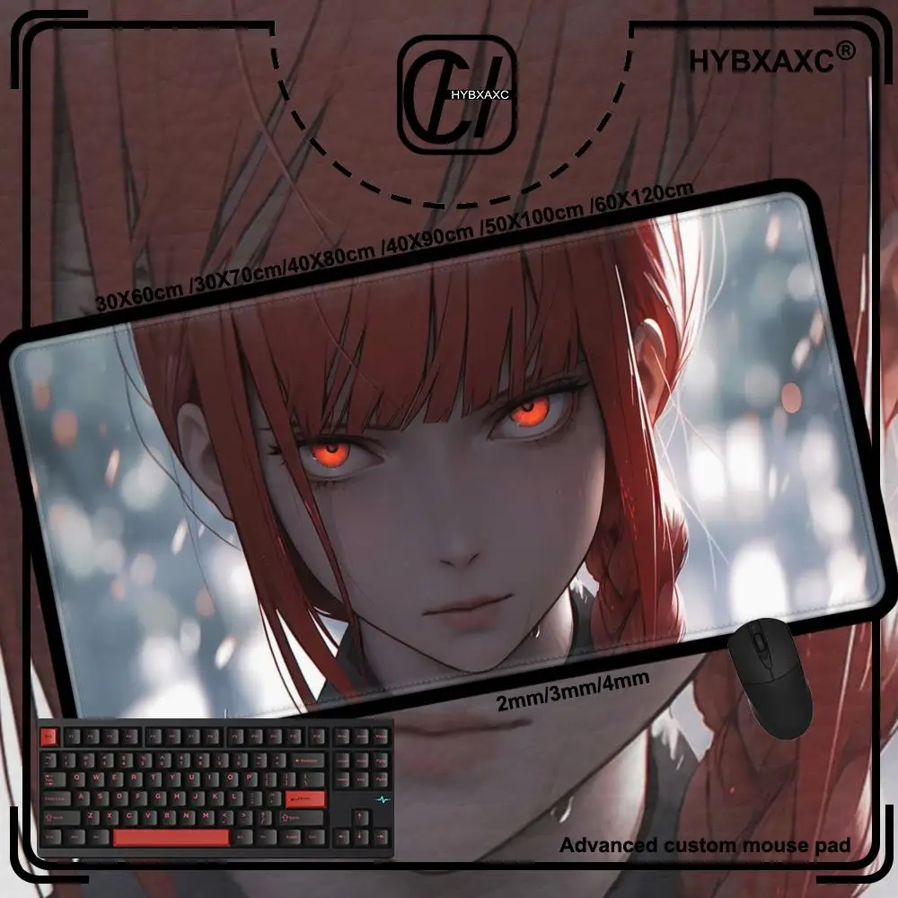 

Chainsaw Man Makima Mousepad HD Printing Computer Gamers Locking Edge Non-slip Mouse Pad XXL90x40cm Keyboard PC Desk Pad