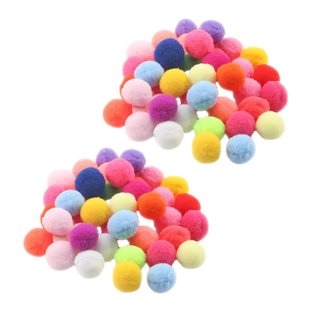 2 pezzi colorati Pom Ball decorazioni appese carino camera dei bambini festa foto sfondo banner ciondolo da parete in stile nordico