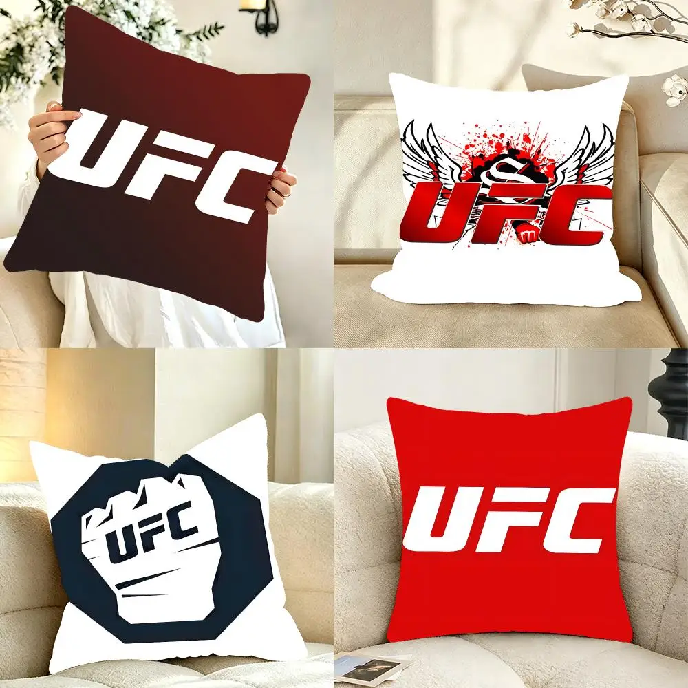 Sport Event Ufc Cushion Cover Bedroom bed reading backrest cushion Festive plush holiday Soft plush throw