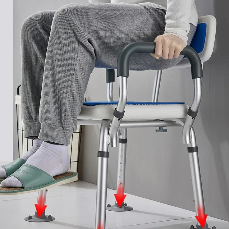 Sedia da doccia moderna Sedia pieghevole moderna per anziani pieghevole per adulti portatile per anziani Tabouret Salle De Bains Mobili da bagno